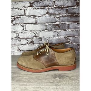 Cole Haan Tan Brown Leather Saddle Lace Up Oxfords Shoes Men’s Sz 11D US/44EU